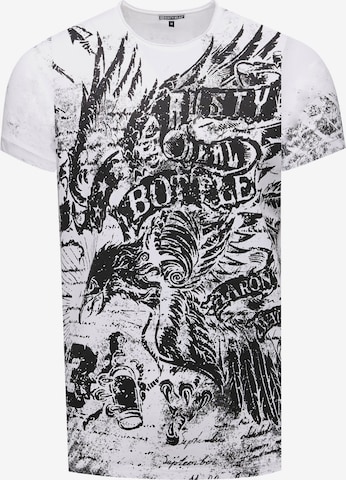 Rusty Neal T-Shirt in Weiß: Vorderseite
