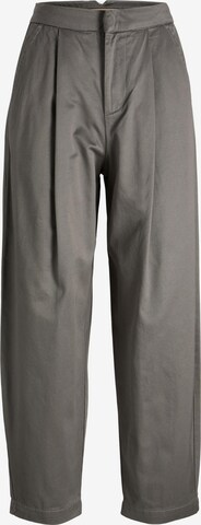 JJXX Loose fit Pleat-Front Pants 'JXZOE' in Grey: front