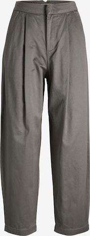 JJXX Pleat-Front Pants 'JXZOE' in Grey: front