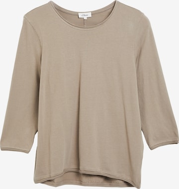 s.Oliver Shirt in Bruin: voorkant
