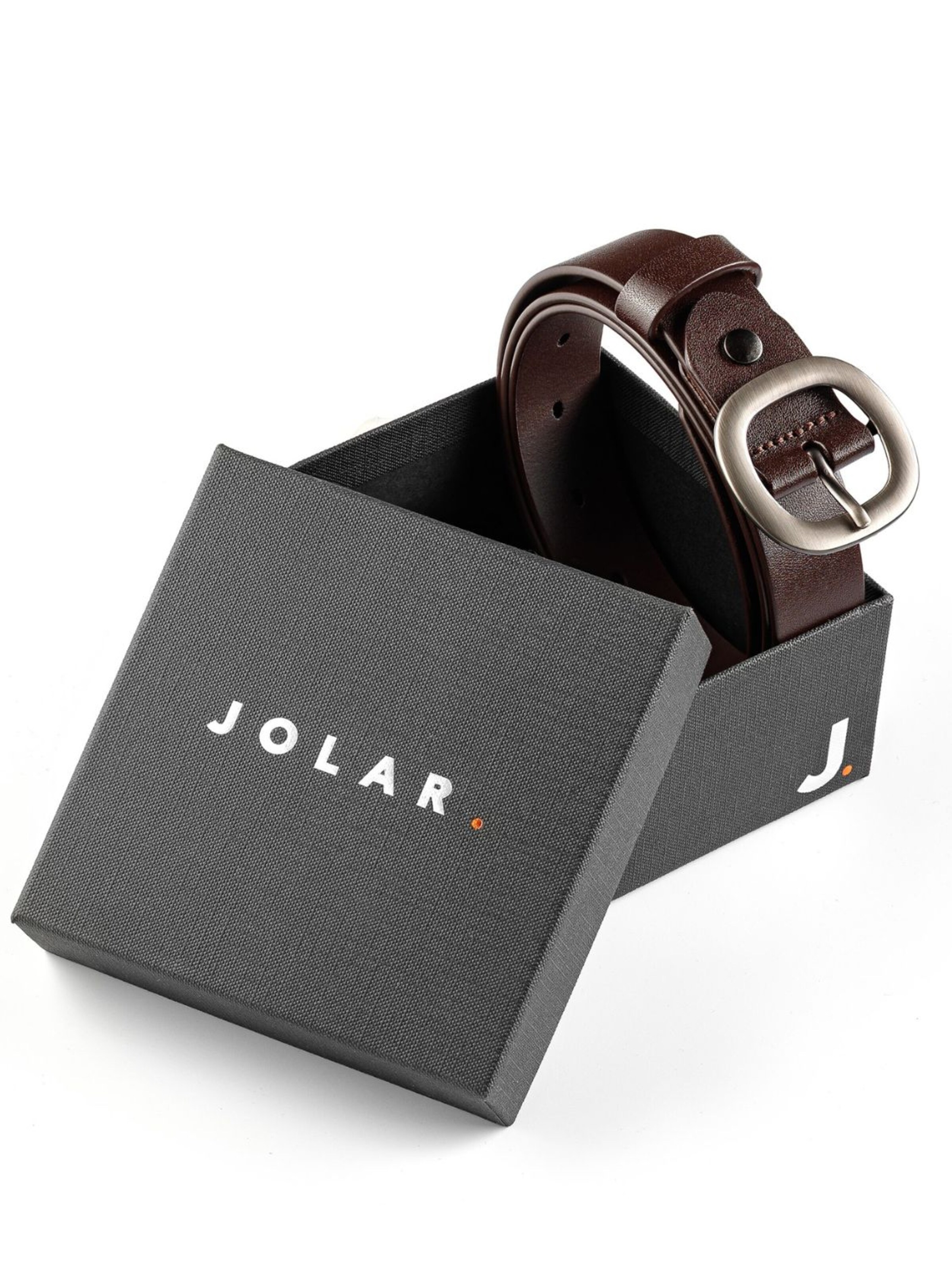 jolar Gürtel 'PREMIUM'‌‌‌‌‌‌‌‌‌ in Braun