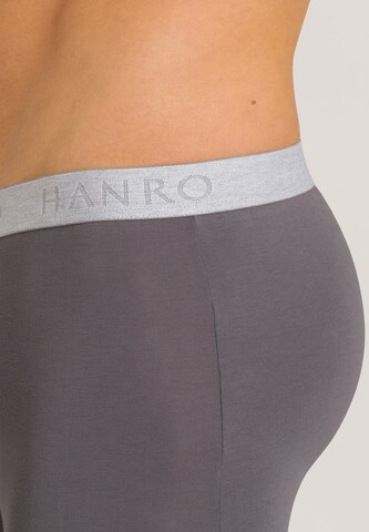 Hanro Boxershorts ' Cotton Essentials ' in Grijs