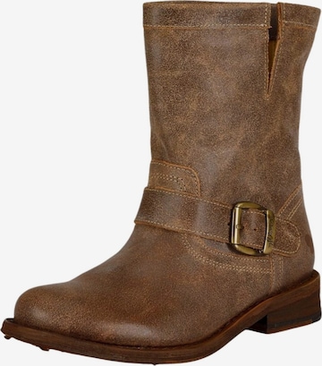 Bottines FELMINI en marron : devant