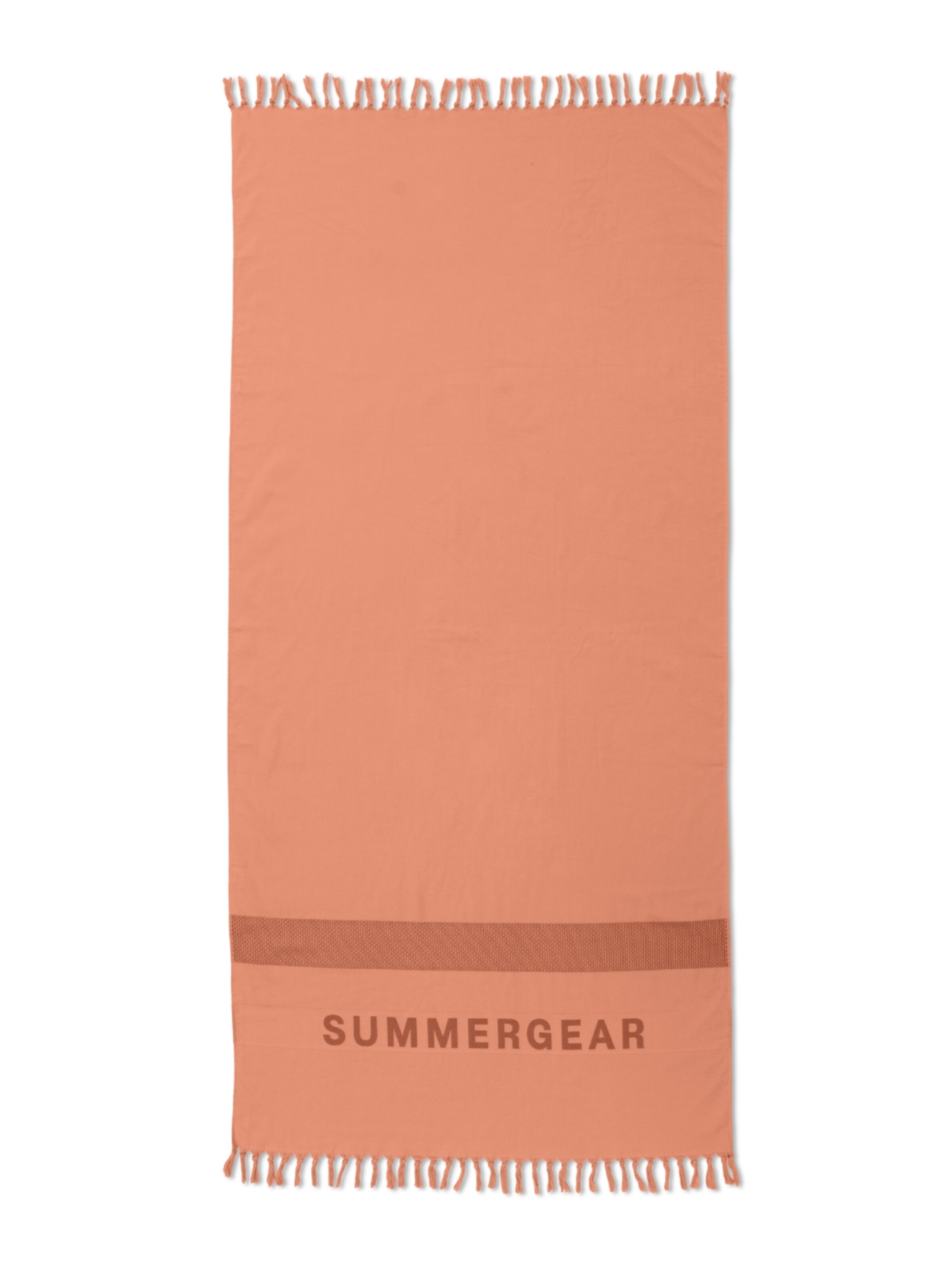 Serviette de plage 'Shore 100 X 200 cm' SummerGear en rose : devant