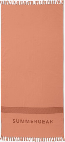 Serviette de plage 'Shore 100 X 200 cm' SummerGear en rose : devant