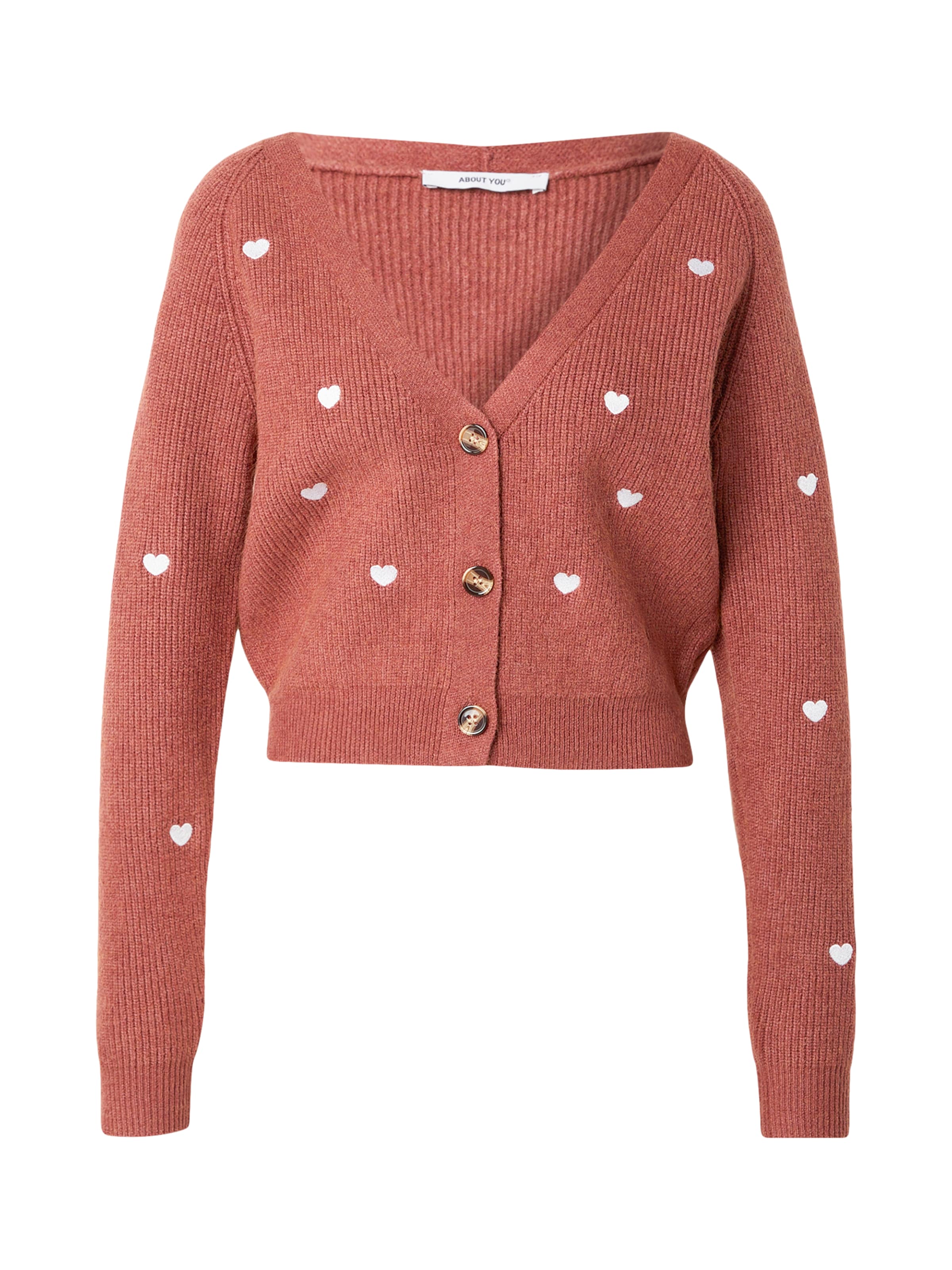 ABOUT YOU Pletena jopa 'Lana' | rdeča barva: sprednja stran