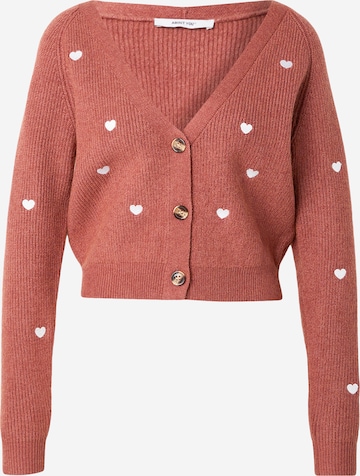 raudona ABOUT YOU Kardiganas 'Lana': priekis