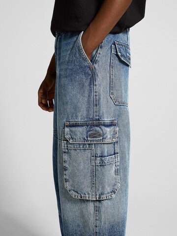 Loosefit Jean Bershka en bleu