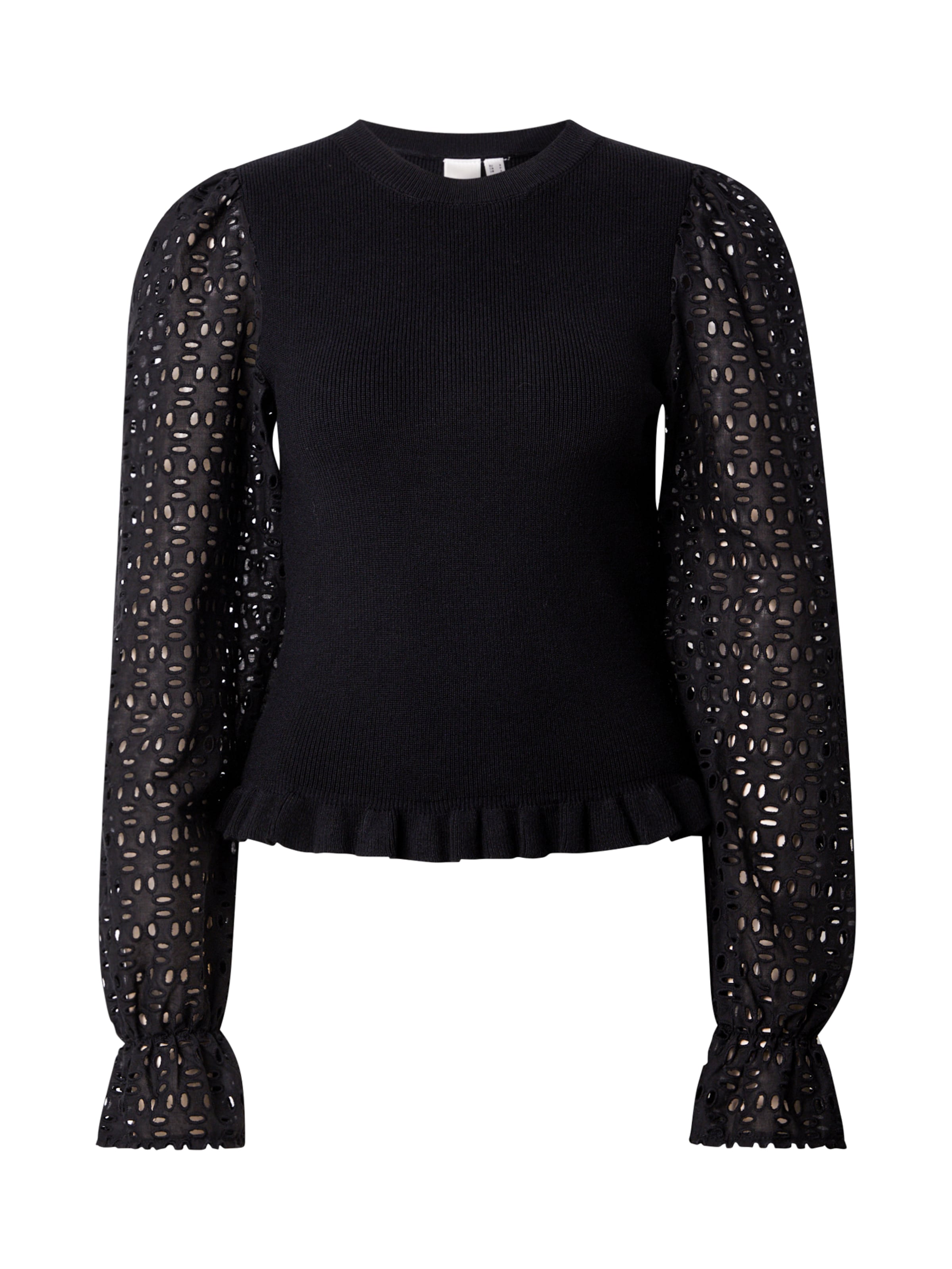 YAS Trui in Zwart: voorkant