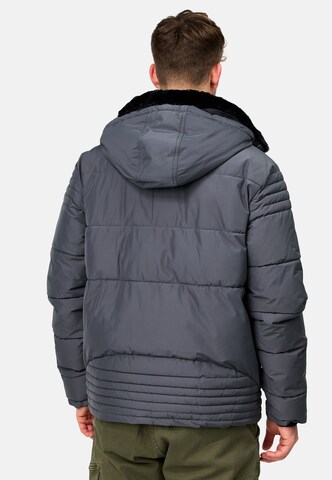 INDICODE JEANS Winterjas 'Blaise' in Grijs