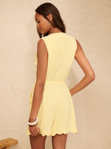 love & roses - Jumpsuit en amarillo