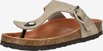 COSMOS COMFORT T-bar sandals in Grey: front