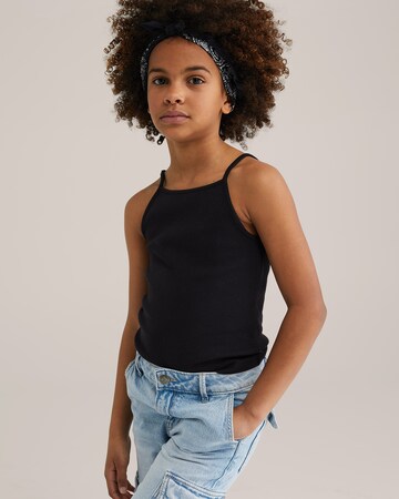 Haut WE Fashion en noir : devant