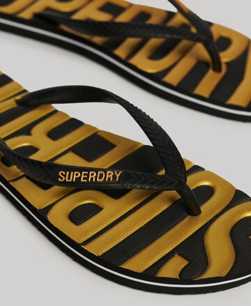 Tongs Superdry en or