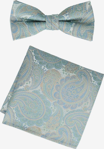 WILLEN Fliege 'Set Paisley' in Grün: Vorderseite