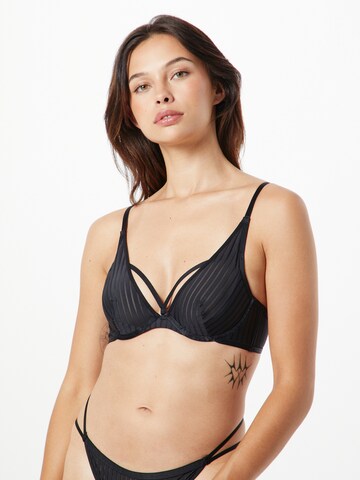 Hunkemöller Triangel BH 'Dana' i sort: forside