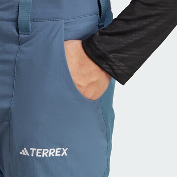 ADIDAS TERREX Regular Outdoorbroek 'Xperior' in Blauw