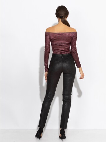 JIORO Slim fit Pants 'ESSENTIALS' in Black