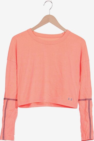 UNDER ARMOUR Langarmshirt S in Orange: predná strana