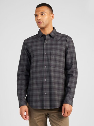 Coupe regular Chemise 'Malte' MADS NORGAARD COPENHAGEN en gris : devant