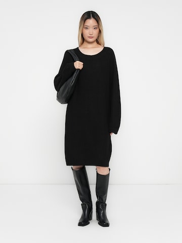 Noisy May Curve Knit dress 'NMSIESTA' in Black
