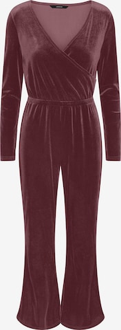 PIECES - Jumpsuit 'JOANNA' en rojo: frente