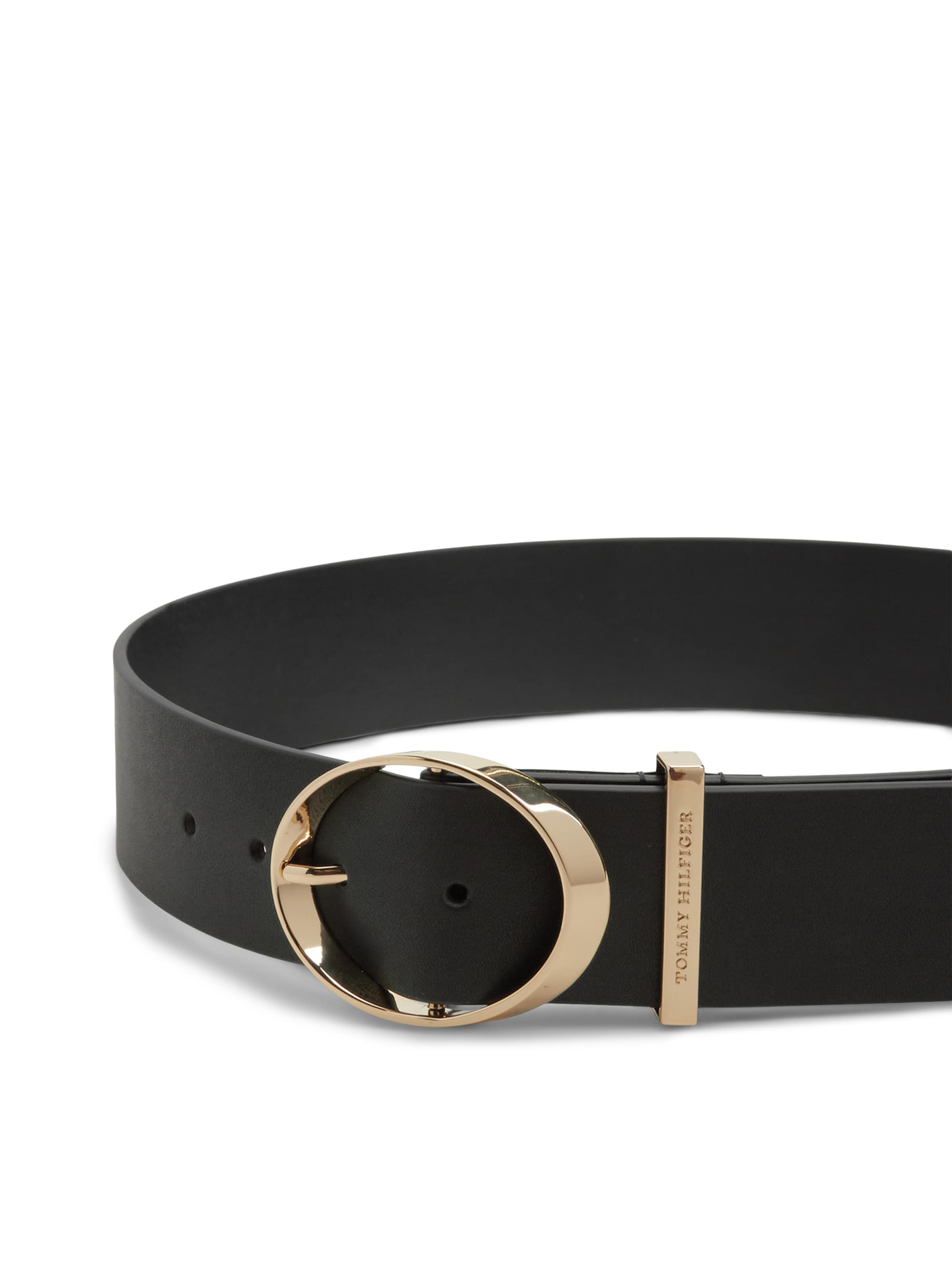 TOMMY HILFIGER Pas | črna barva