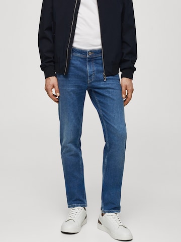 MANGO MAN Regular Jeans 'JANL' in Blauw: voorkant