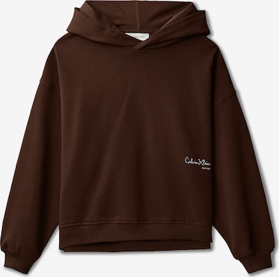 Calvin Klein Jeans Свитшот в Коричневый / Белый, Обзор товара