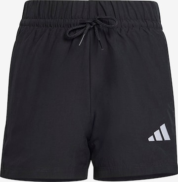 ADIDAS SPORTSWEAR Regular Sports trousers in Black: front