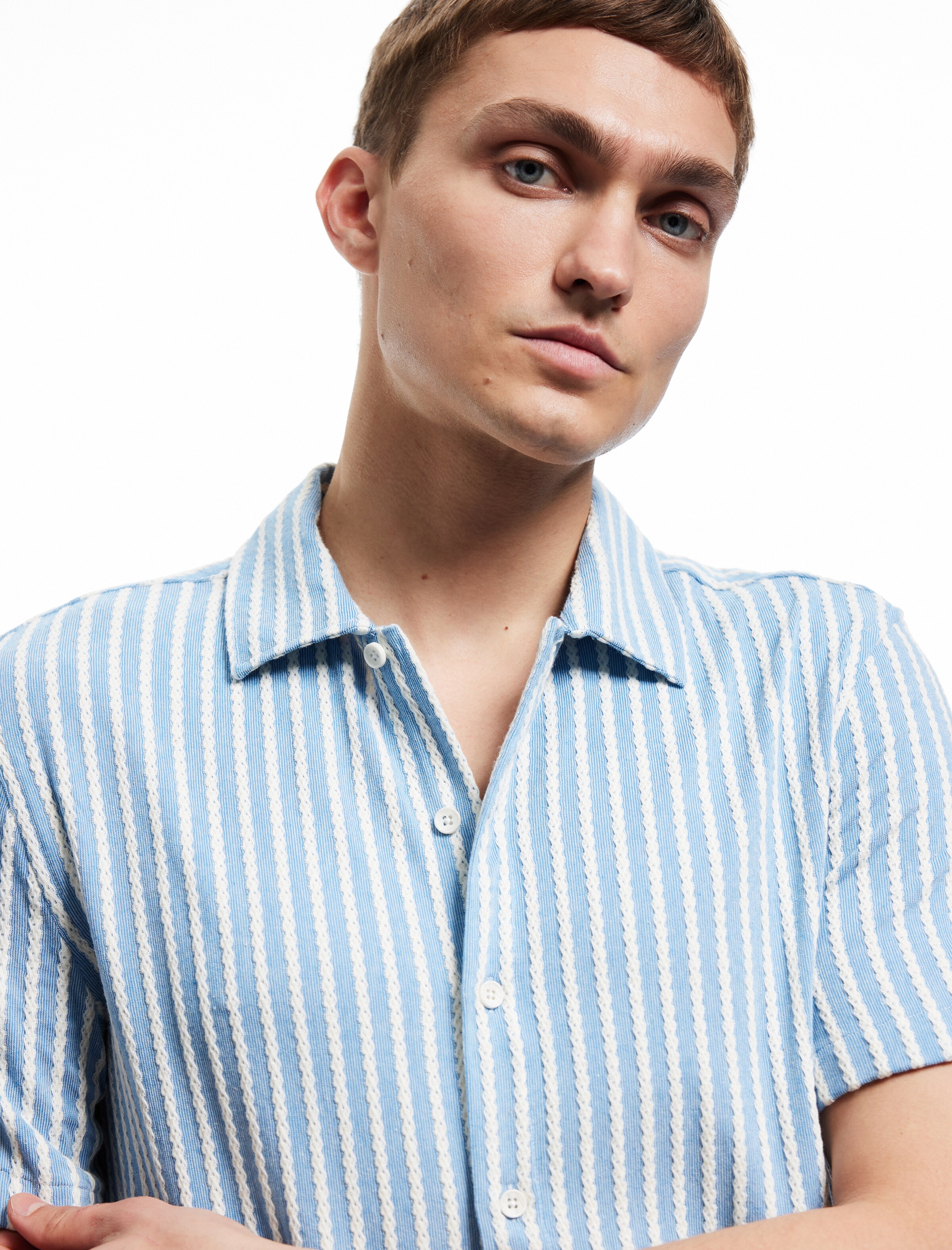 Koton Regular Fit Hemd in Blau