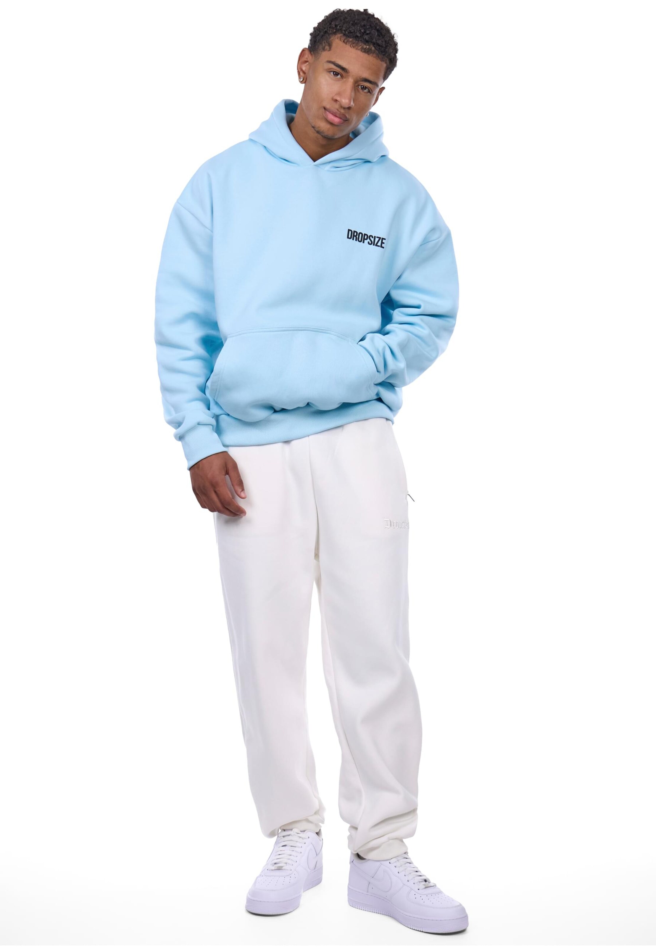 balts Dropsize Pakapēniski sašaurināts piegriezums Bikses