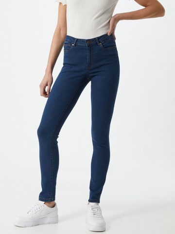 Skinny Jeggings 'Judy' VERO MODA en bleu : devant