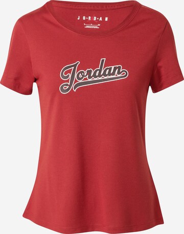 Jordan T-shirt i röd: framsida