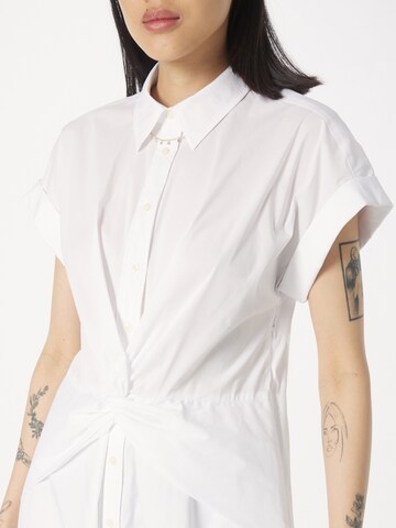 Rochie tip bluză 'Cian' de la Lauren Ralph Lauren pe alb