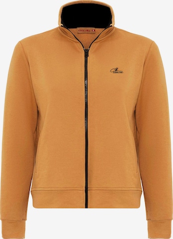 Cool Hill Sweat jacket in Brown: front