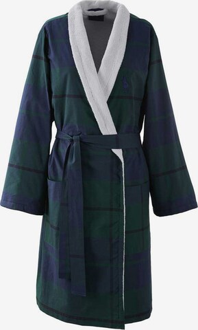 Ralph Lauren Home Long Bathrobe in Blue: front