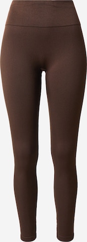 HRMN8 Скинни Спортивные штаны в Коричневый: спереди