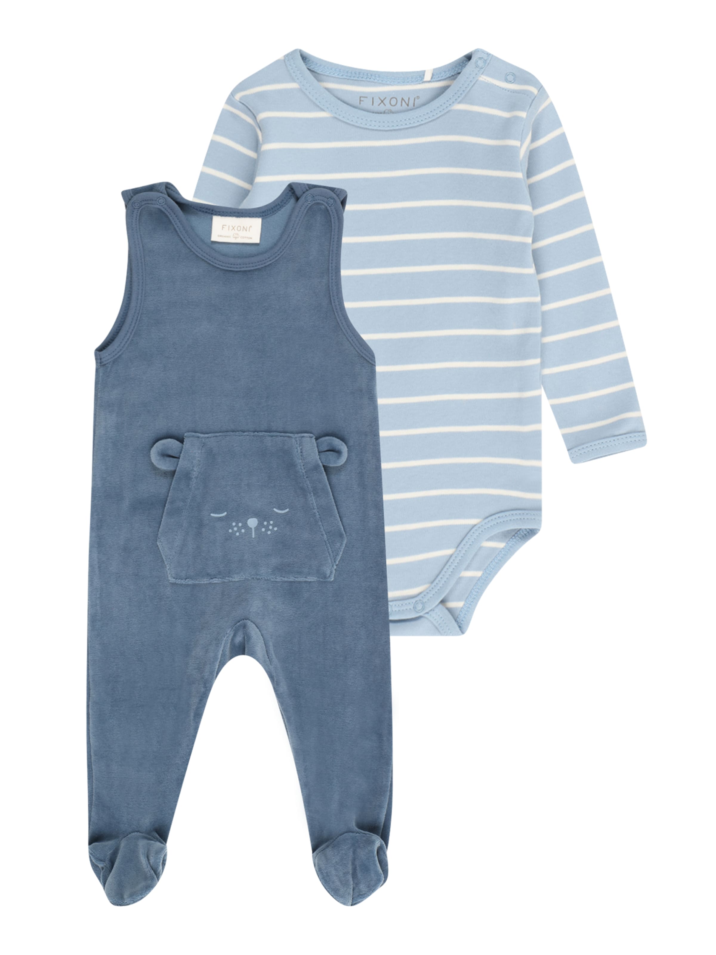 Fixoni Set in Blue: front