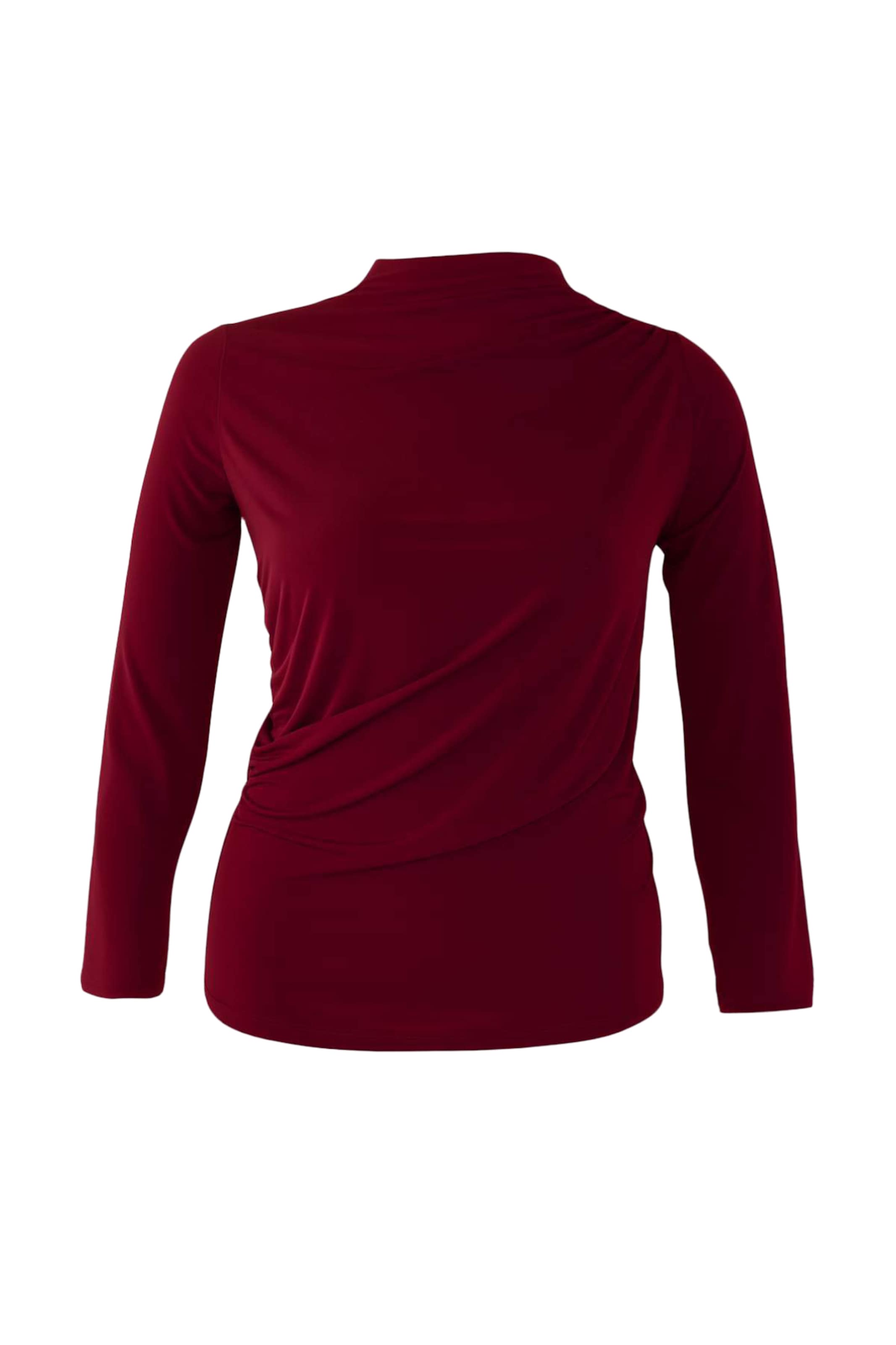 Trendyol Curve Футболка в размере XXL в Бордовый, Обзор товара