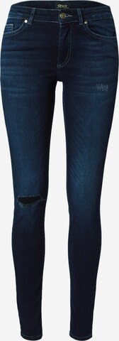 Skinny Jean 'BLUSH' ONLY en bleu : devant