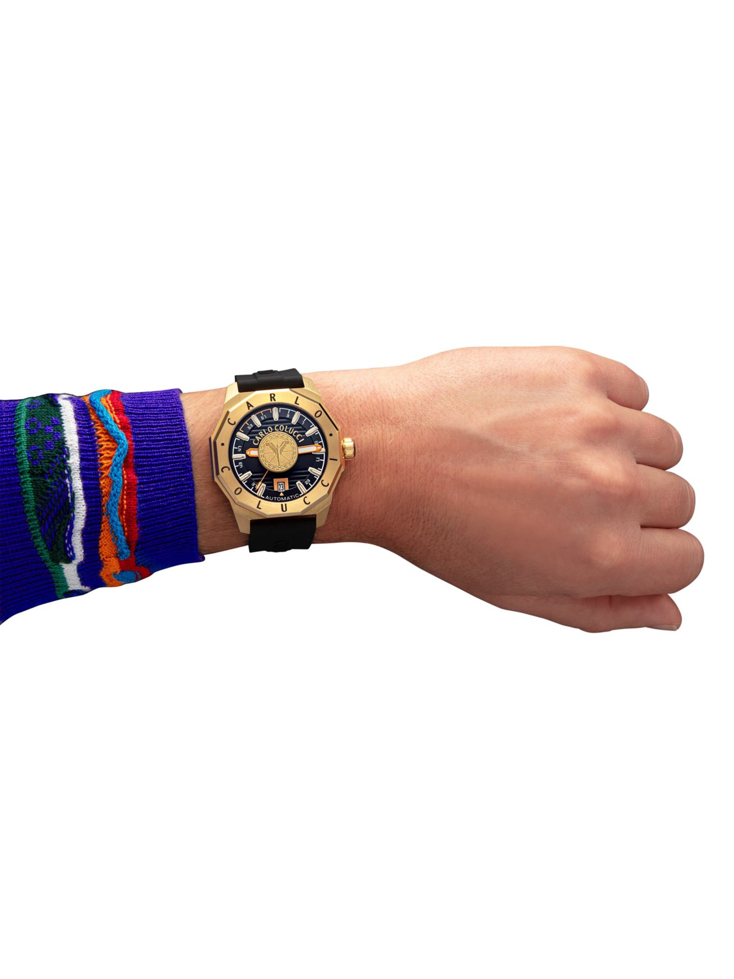 Carlo Colucci Analog watch ' Drabbe ' in Black
