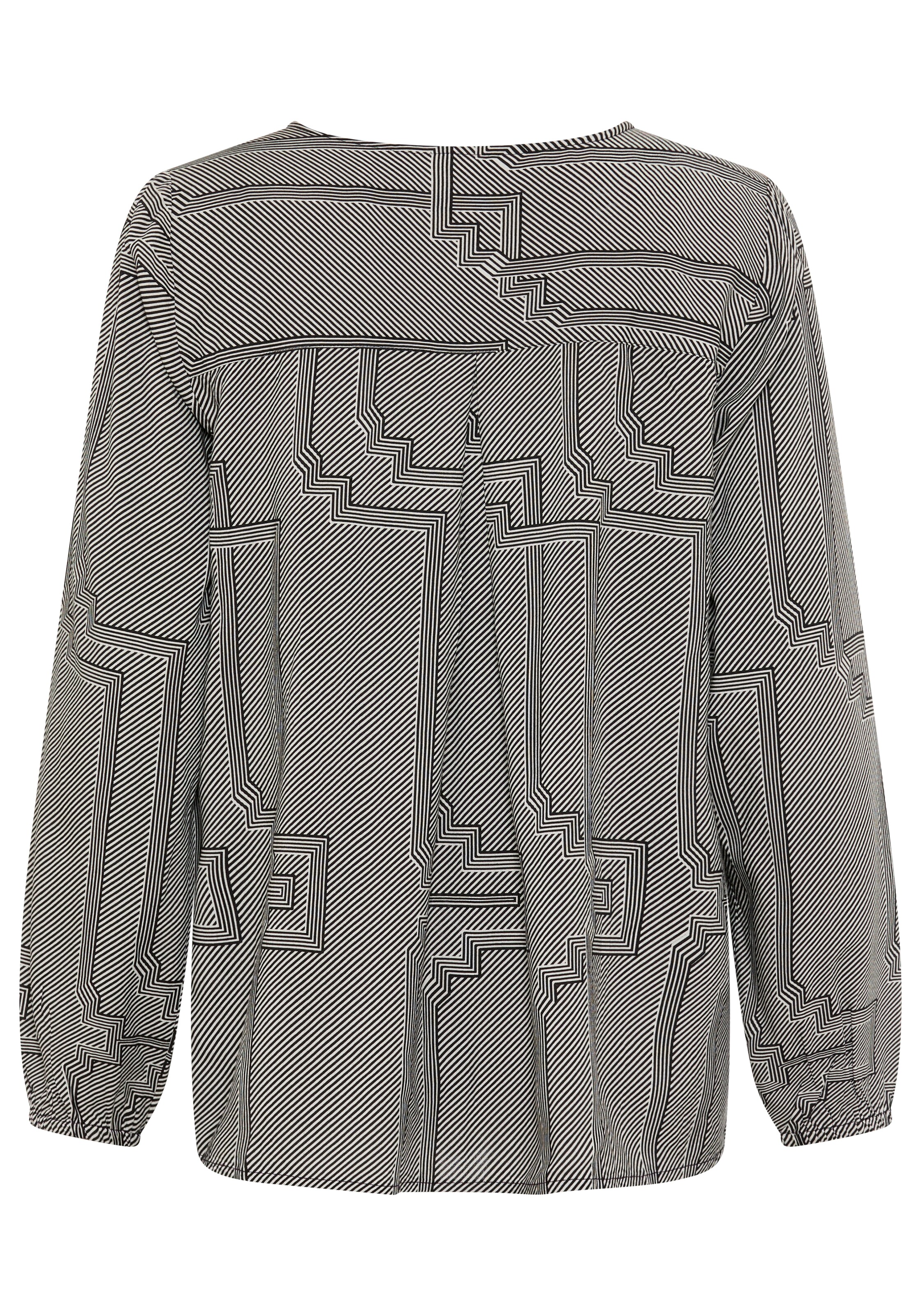 DELMAO Bluse in Schwarz