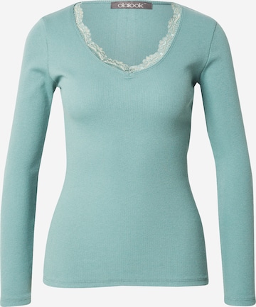 olalook - Camisa em verde: frente