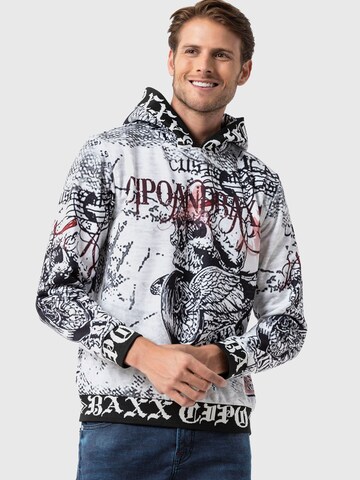 CIPO & BAXX Sweatshirt in Weiß: Vorderseite