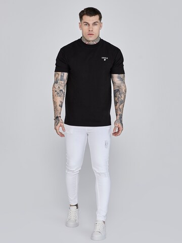 SikSilk Slimfit Jeans in Weiß