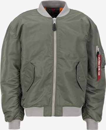 Giacca di mezza stagione di ALPHA INDUSTRIES in verde: frontale