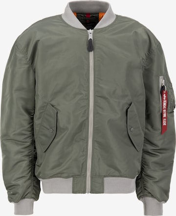 ALPHA INDUSTRIES - Chaqueta de entretiempo en verde: frente
