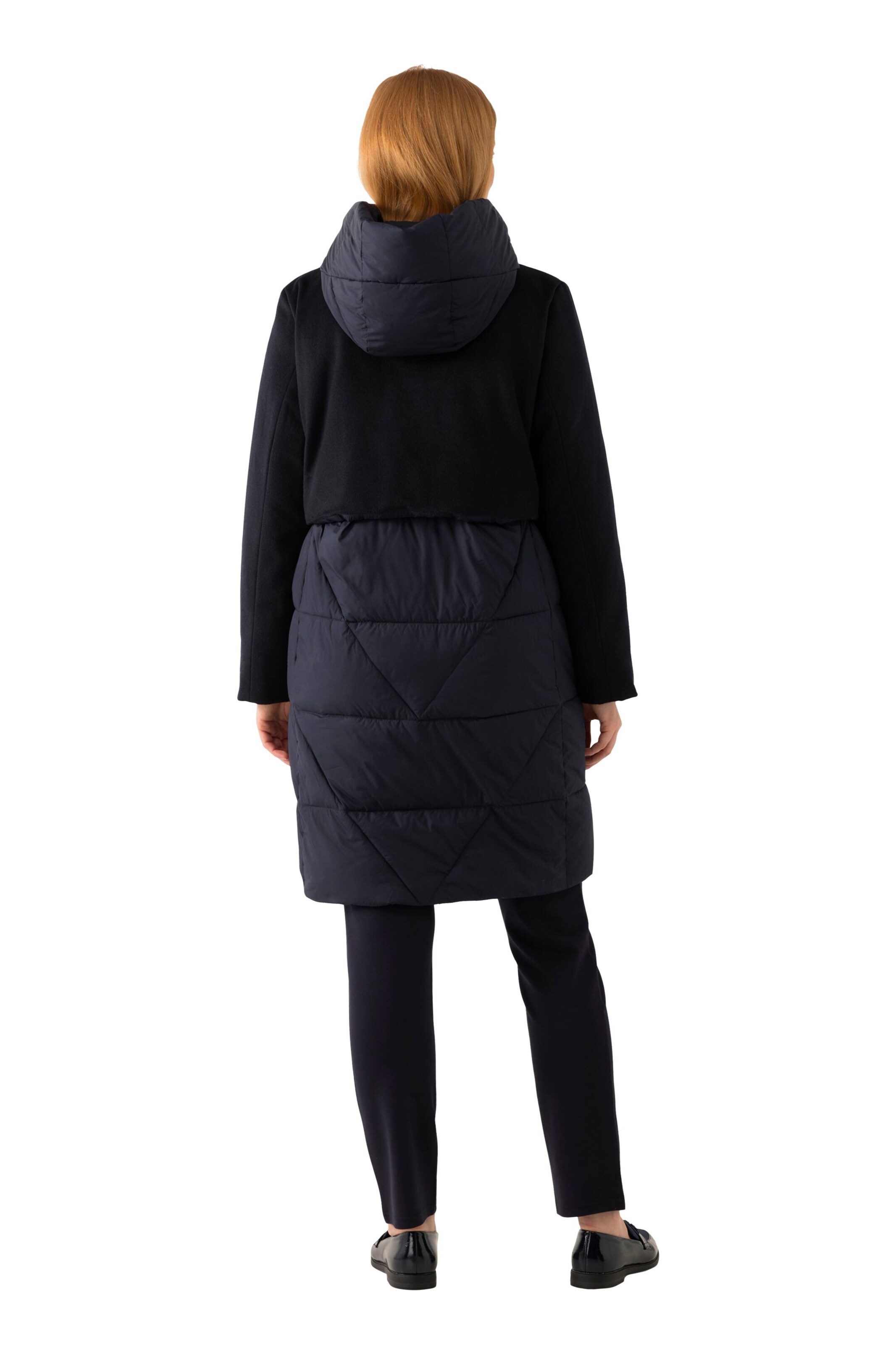 Ulla Popken Winter jacket in Blue: front