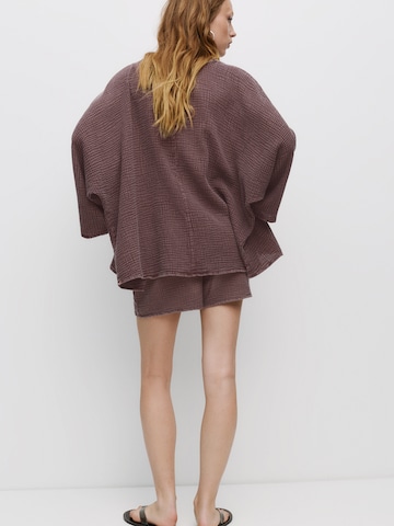 Chemisier Pull&Bear en marron